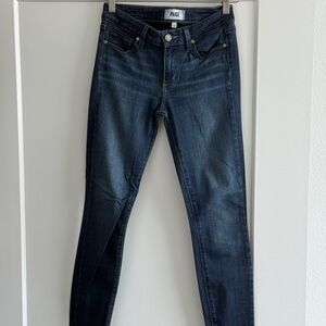 PAIGE Women's Midnight Blue Skinny Jeans